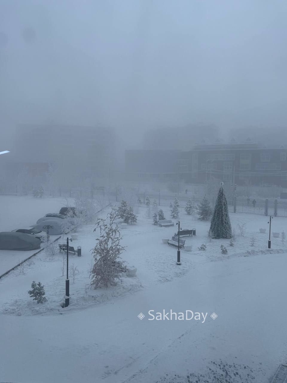 Зимний Якутск в ленту. #дляsakhaday Зимний Якутск в ленту. #дляsakhaday