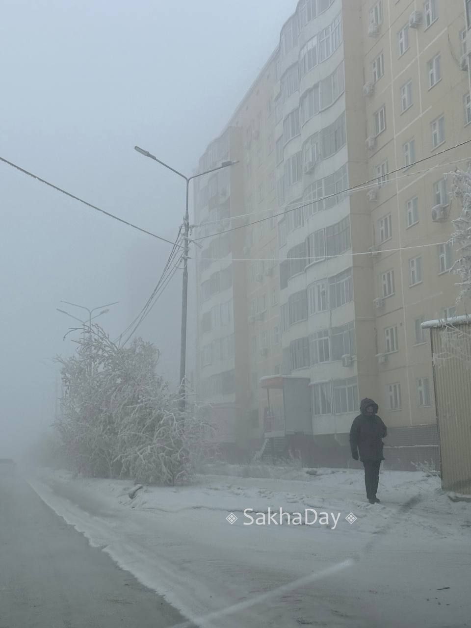 Зимний Якутск в ленту. #дляsakhaday Зимний Якутск в ленту. #дляsakhaday