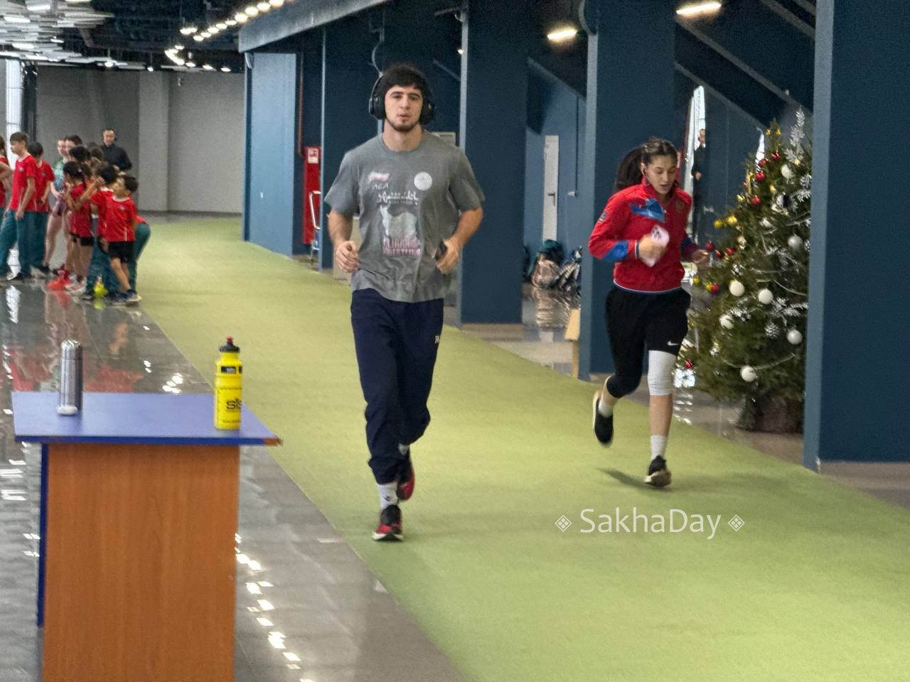 Утренняя тренировка в Триумфе Утренняя тренировка в Триумфе