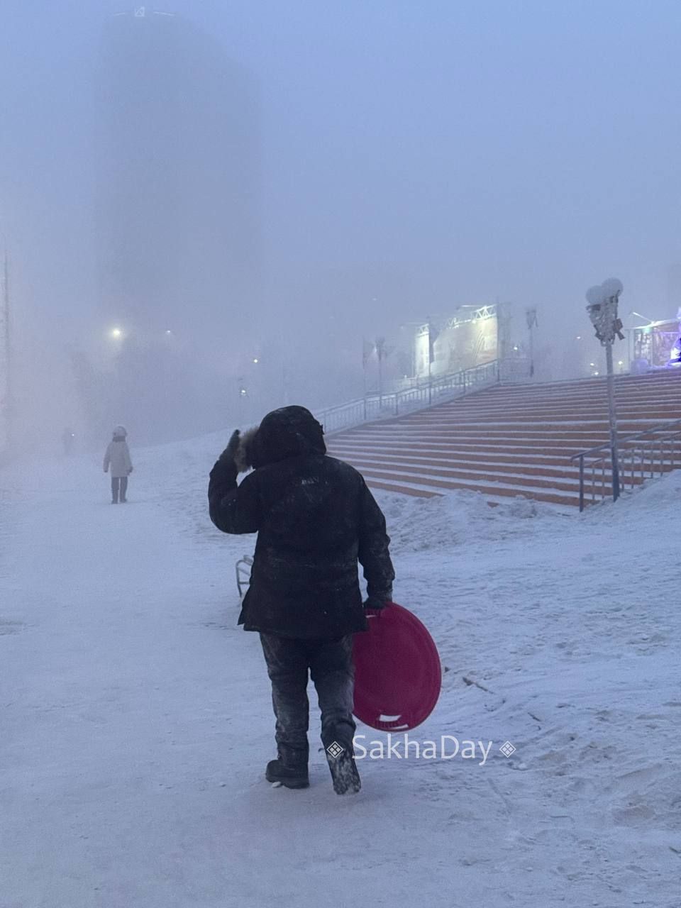 Суровые якутяне не отказываются от активностей даже в морозы