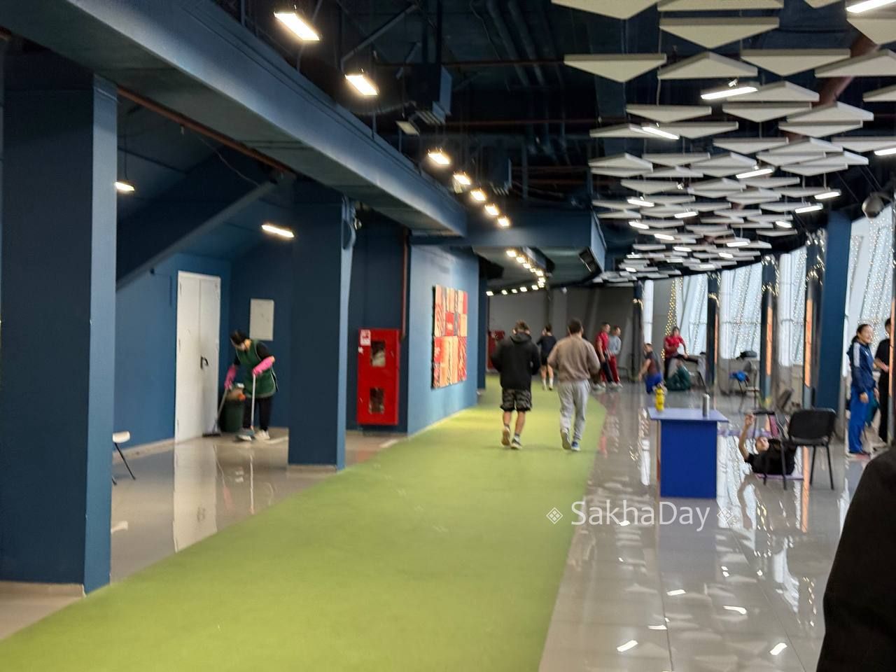 Утренняя тренировка в Триумфе Утренняя тренировка в Триумфе