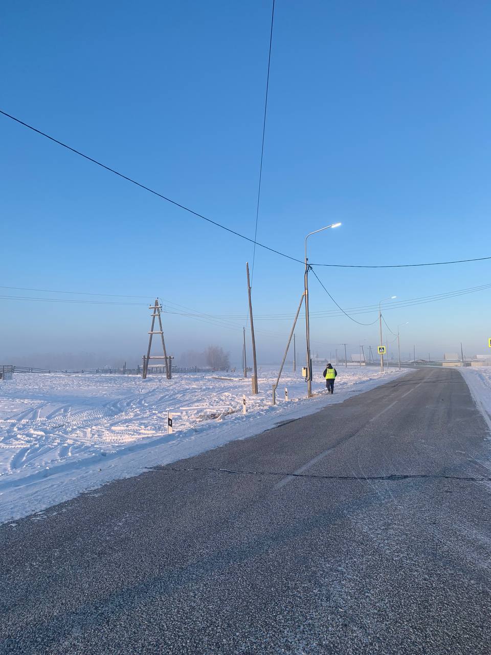 В селах Намского улуса подключили освещение на дорогах В селах Намского улуса подключили освещение на дорогах