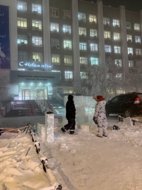 Что то будет напротив мэрии #дляsakhaday