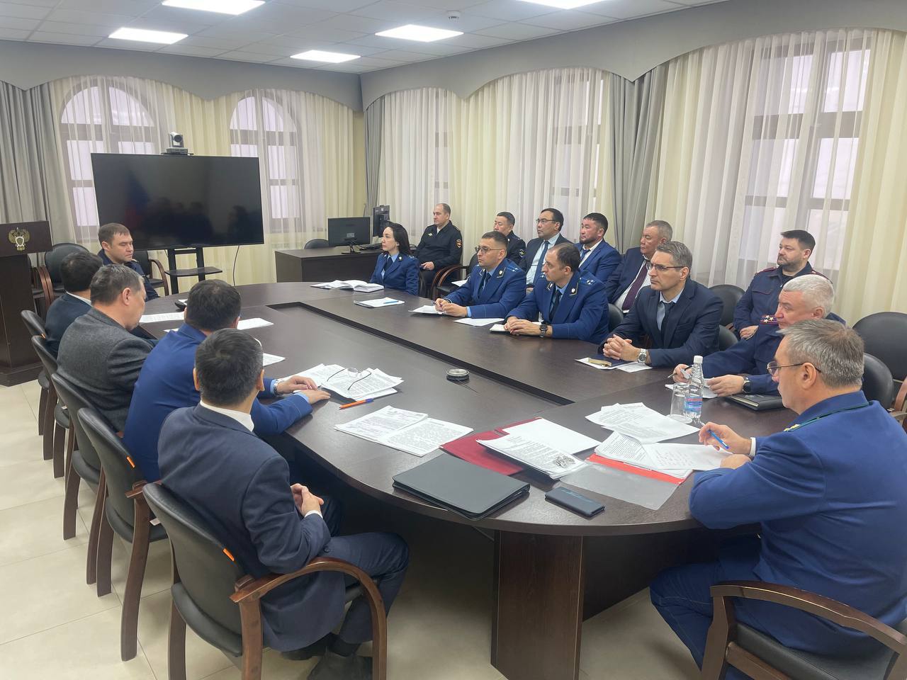 Первый заместитель прокурора республики Сергей Губин провел заседание рабочей группы Первый заместитель прокурора республики Сергей Губин провел заседание рабочей группы