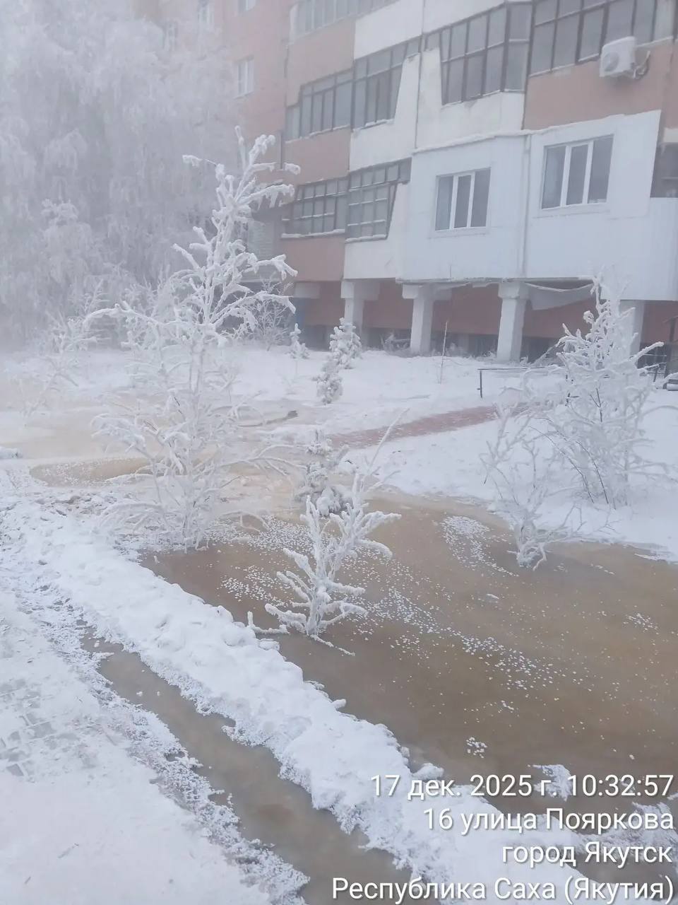 В ходе мониторинга территории округа специалистами Управы выявлено образование наледи по причине аварийной ситуации на канализационной сети дома 43 по ул. Курашова В ходе мониторинга территории округа специалистами Управы выявлено образование наледи по причине аварийной ситуации на канализационной сети дома 43 по ул. Курашова