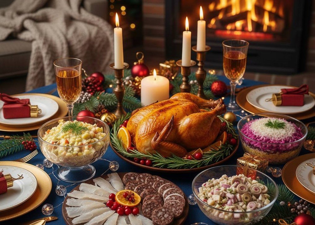 От оливье до строганины: во сколько обойдется якутянам новогодний стол