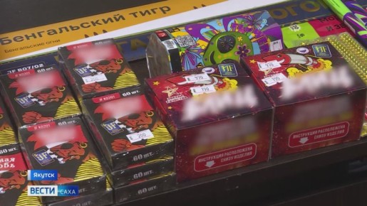 В Якутии инспекторы МЧС проводят рейды по местам реализации пиротехники