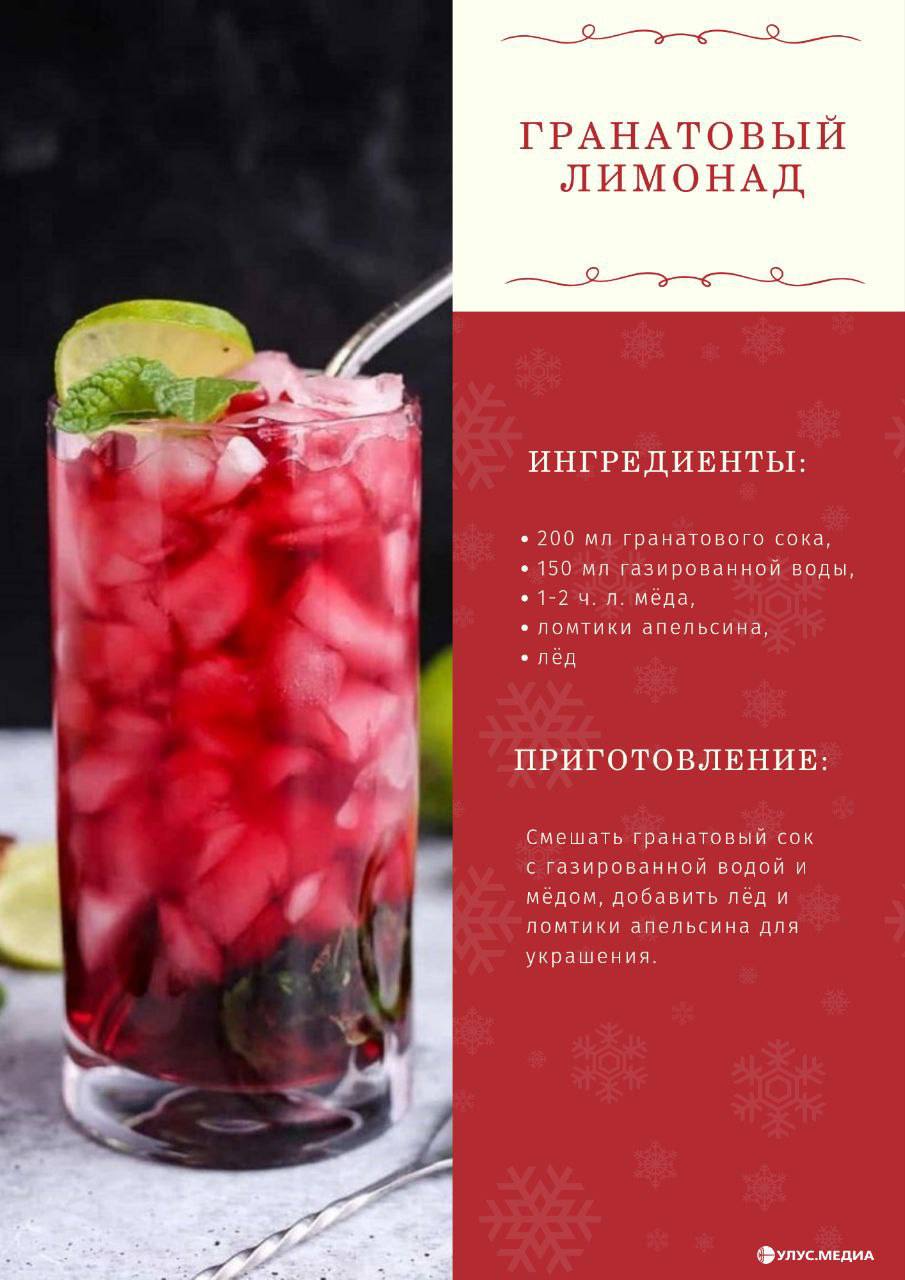 Топ-5 безалкогольных напитков к новогоднему столу Топ-5 безалкогольных напитков к новогоднему столу