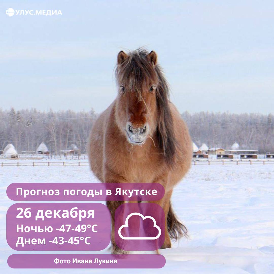 Завтра в центральных и западных районах Якутии ожидаются морозные туманы