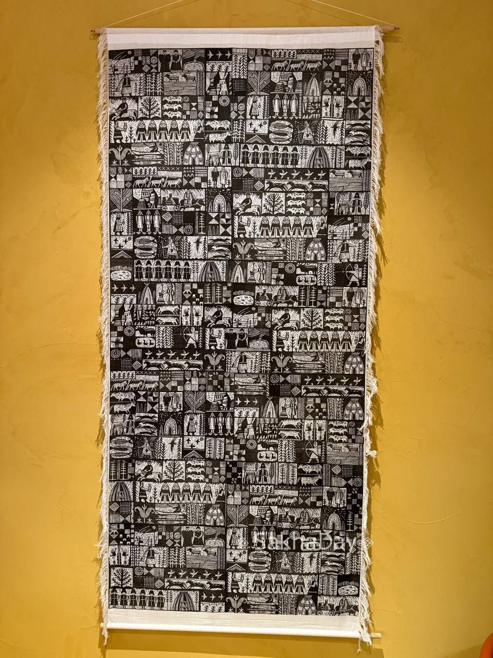 Гобелен в одной из якутских кофеен