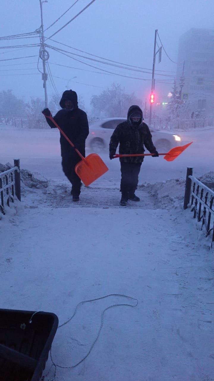 И пока солнце, робко выглядывая из-за пушистых облаков, окрашивает снежинки в нежные оттенки розового и золотого, они, как стражи порядка и красоты, неустанно сражаются со стихией И пока солнце, робко выглядывая из-за пушистых облаков, окрашивает снежинки в нежные оттенки розового и золотого, они, как стражи порядка и красоты, неустанно сражаются со стихией