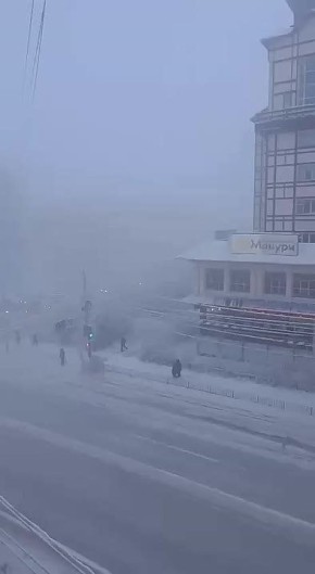 В городе туман, а на Вилюйском солнечно! #дляsakhaday