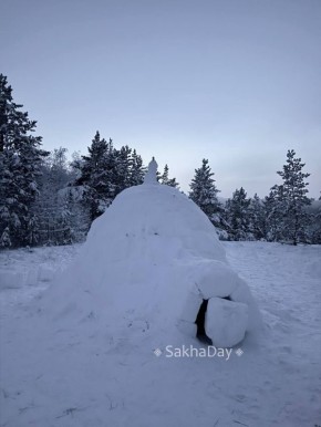 Иглу на Чочур-Муране. #дляsakhaday