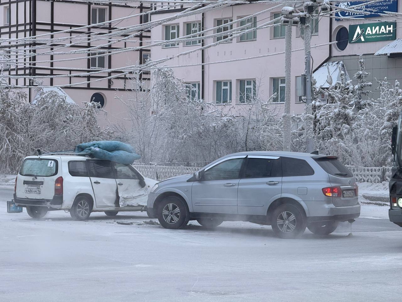 ДТП на Дзержинского. #дляsakhaday ДТП на Дзержинского. #дляsakhaday