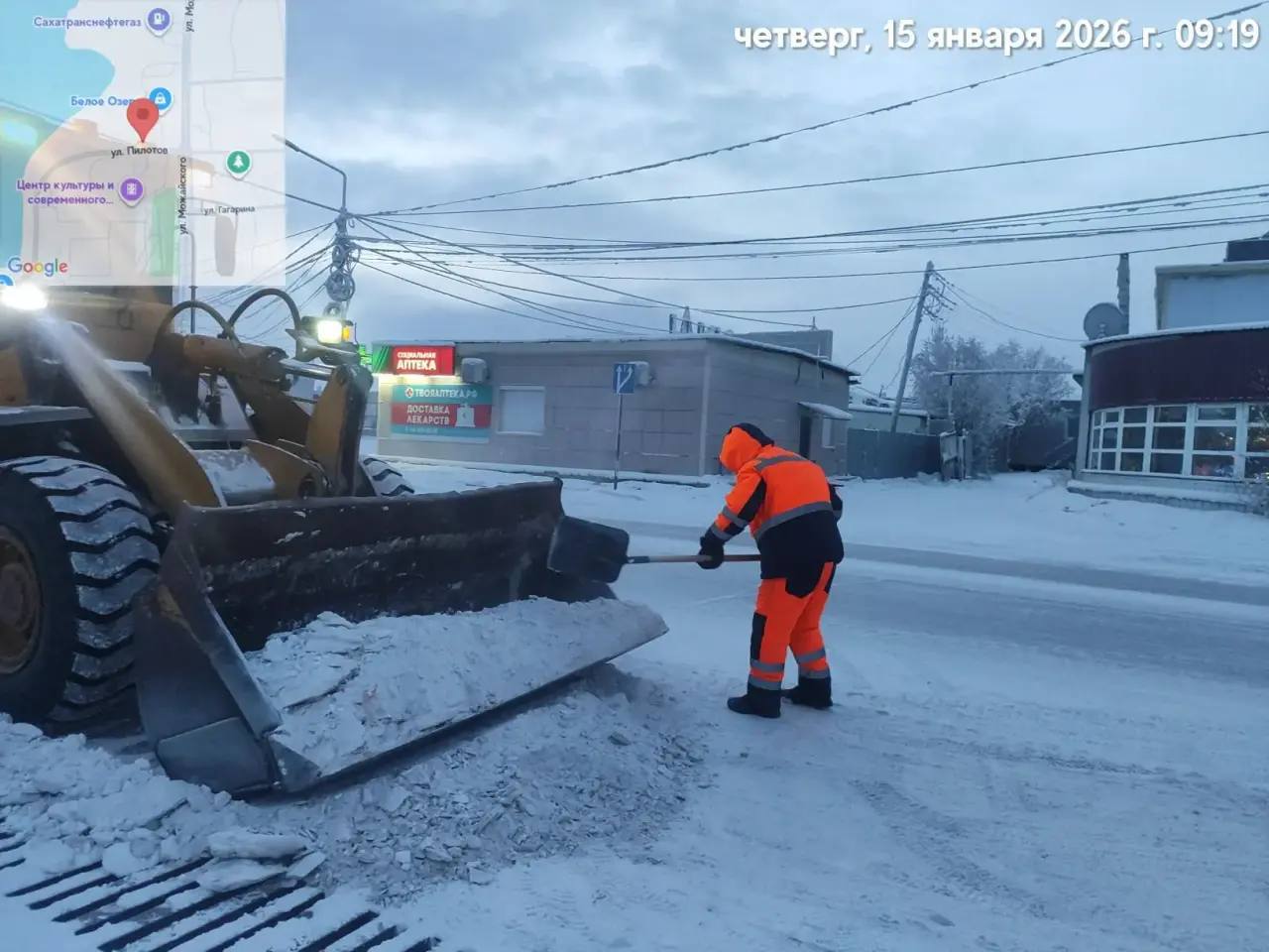 Кадры проводимых работ подрядной организацией АО «Якутдорстрой» Кадры проводимых работ подрядной организацией АО «Якутдорстрой»