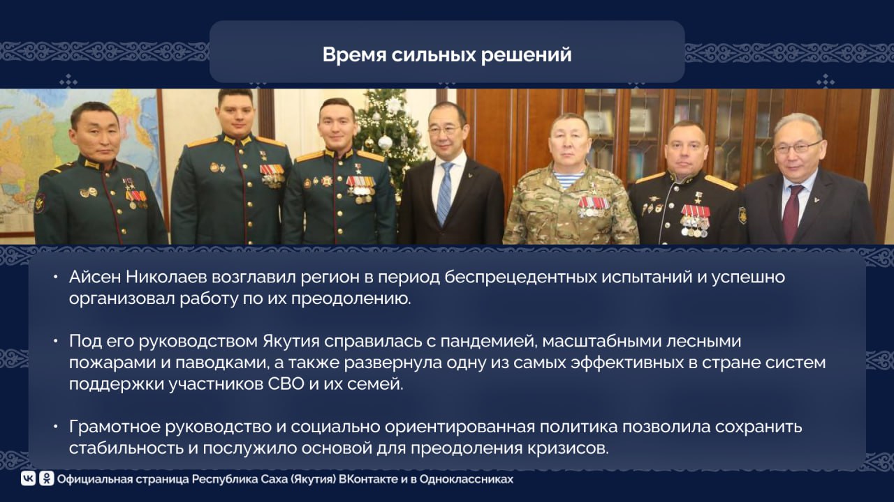 Стратегия лидера: ключевые достижения Якутии под руководством Айсена Николаева Стратегия лидера: ключевые достижения Якутии под руководством Айсена Николаева