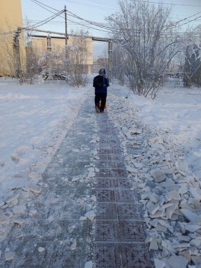 Работа муниципальных дворников по уборке общественных территорий