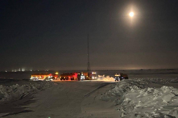 Топливо для котельных Усть-Янского района начали доставлять по зимнику