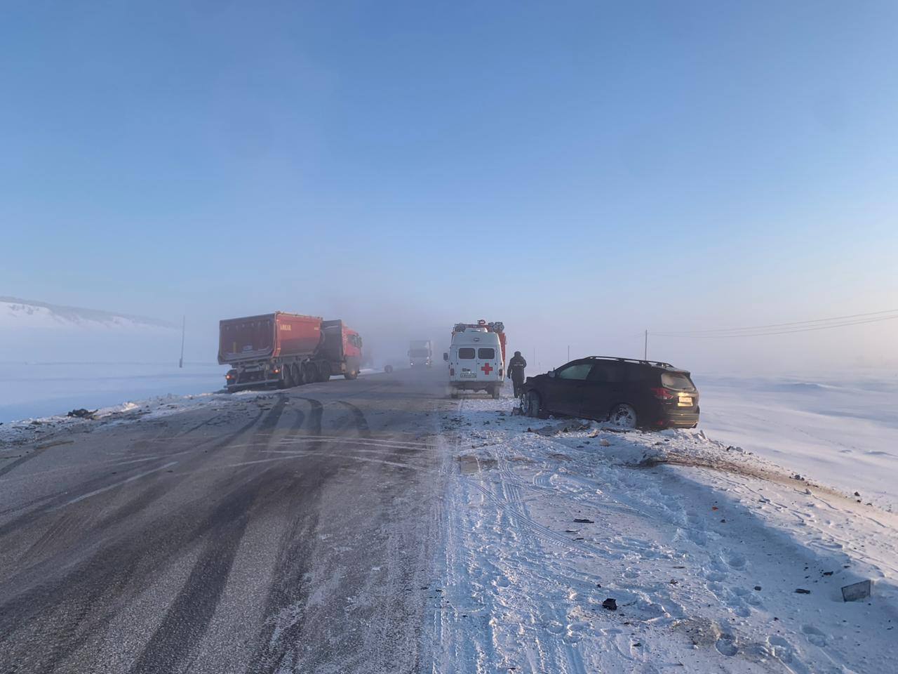 В Хангаласском районе произошло ДТП с участием двух автомашин