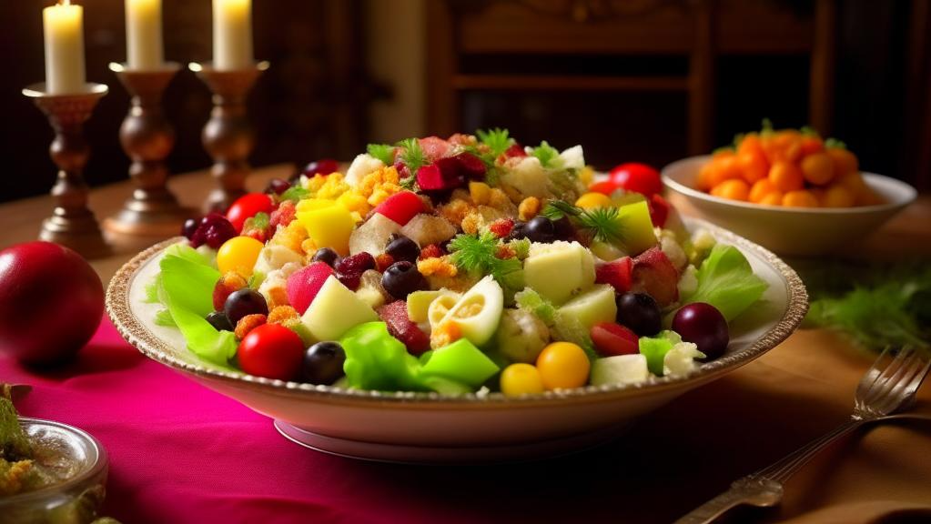 Пять популярных салатов с майонезом для вашего праздничного стола