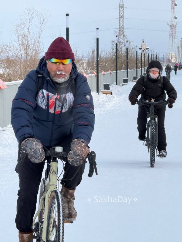 В Якутске потеплело. Велосезон открыт! #дляsakhaday