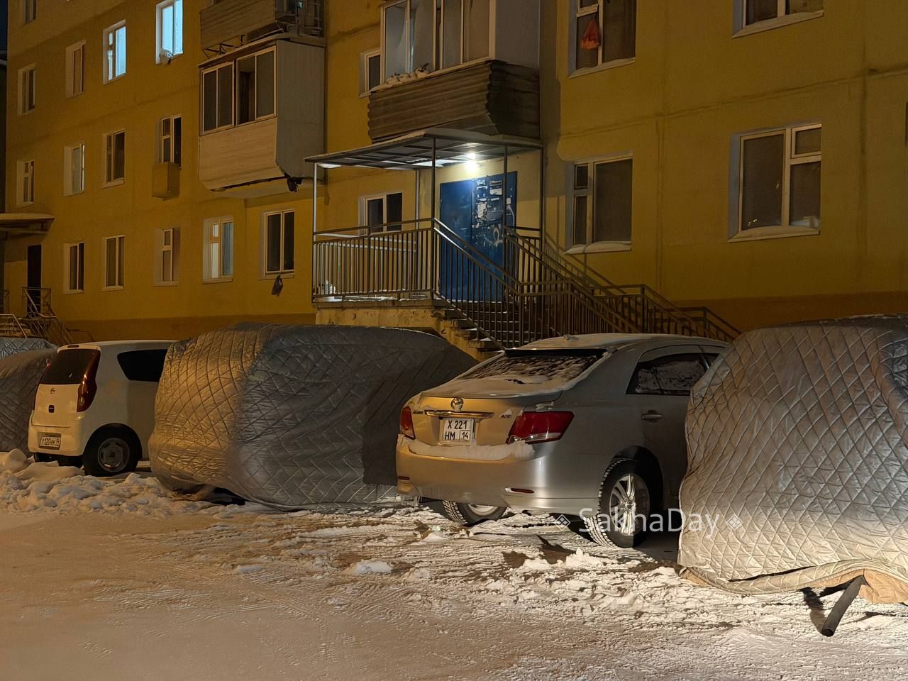 Сегодня некоторые авто ночевали без наташ