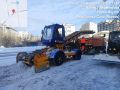 Кадры работ по погрузке снега по ул. Лермонтова