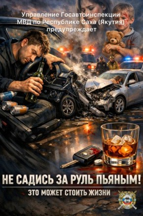 Управление транспортным средством в состоянии алкогольного опьянения — одна из главных причин дорожно-транспортных происшествий