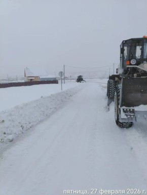 Работы по грейдированию с. Табага