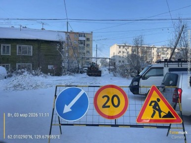 На территории Сайсарского округа проводятся работы по уборке и вывозу снега с дворовых территорий, частных секторов, внутриквартальных дорог и скверов