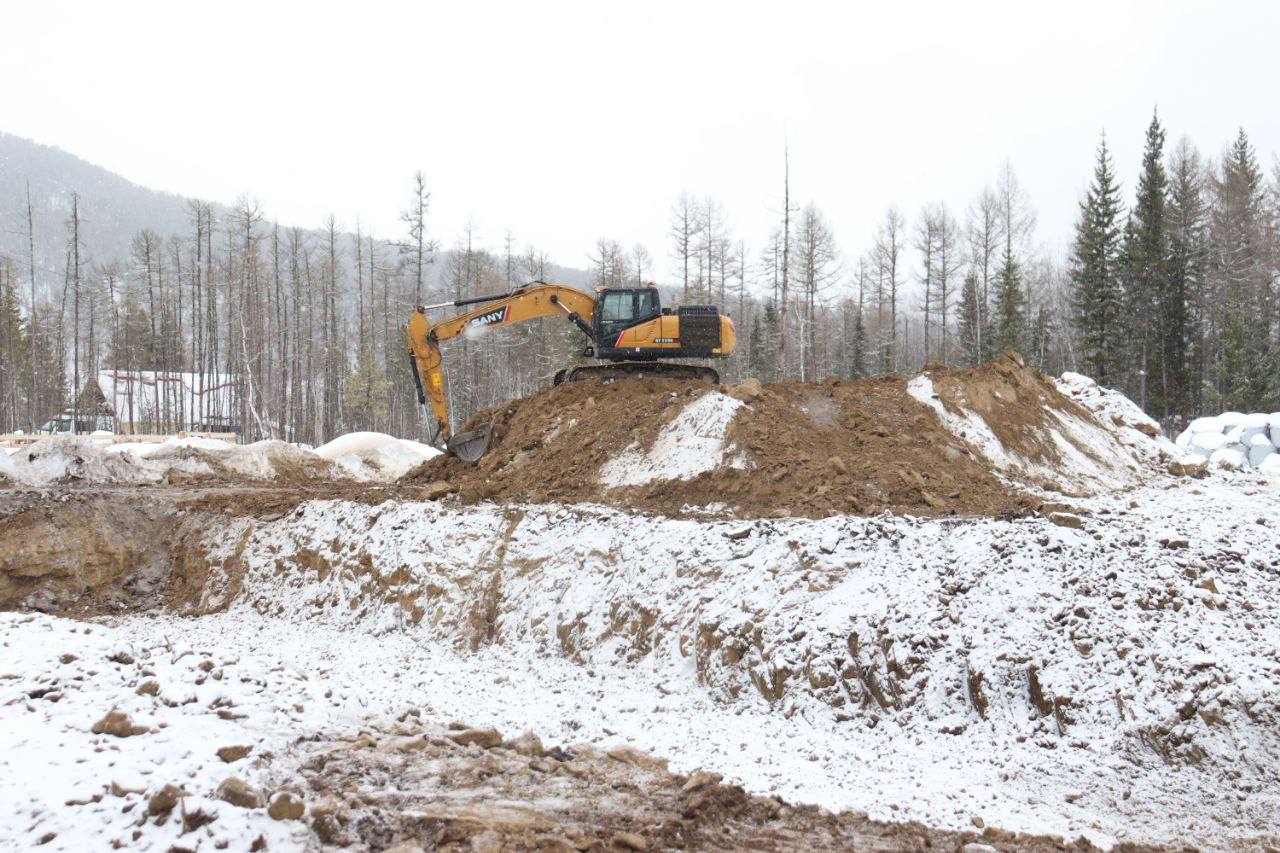 Школа-сад в селе Тяня: как продвигается стройка Школа-сад в селе Тяня: как продвигается стройка