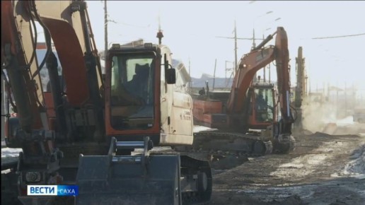 В Якутске ограничат движение транспорта на улице 50 лет Советской Армии в связи с началом капитального ремонта