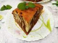 Нежный пирог «Зебра» на молоке: просто, быстро и вкусно
