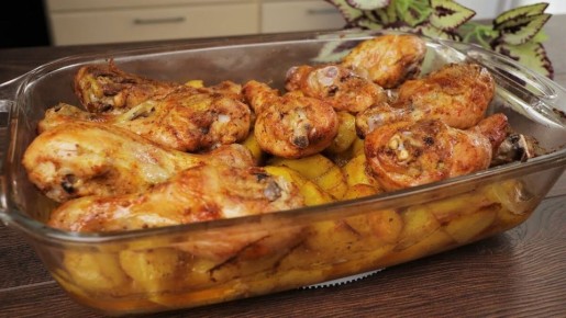 Нежная курица и ароматный картофель: идеальный рецепт для ужина