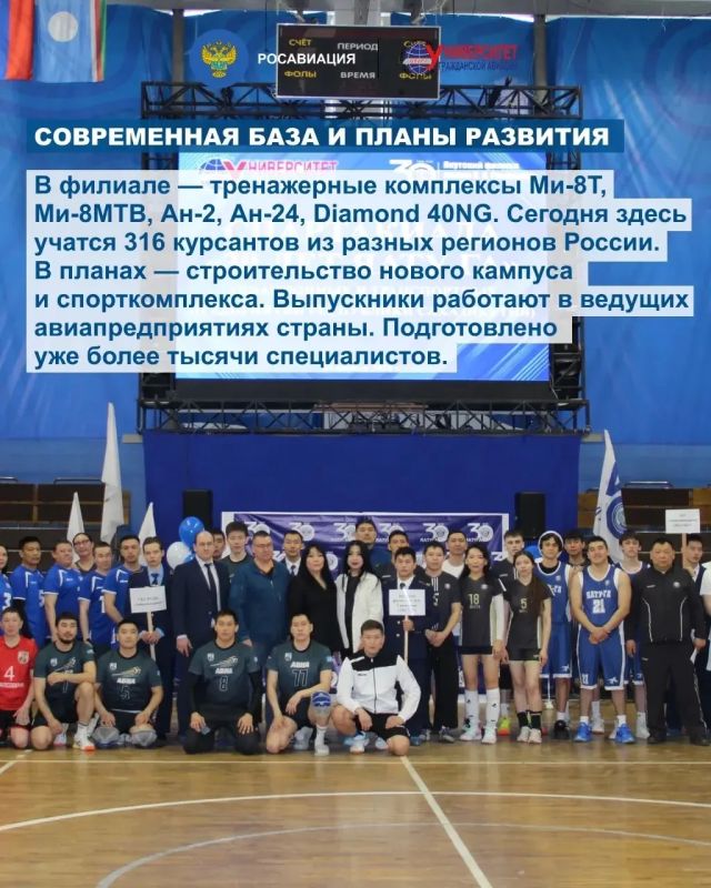 Якутскому филиалу СПбГУ ГА — 30 лет! Якутскому филиалу СПбГУ ГА — 30 лет!