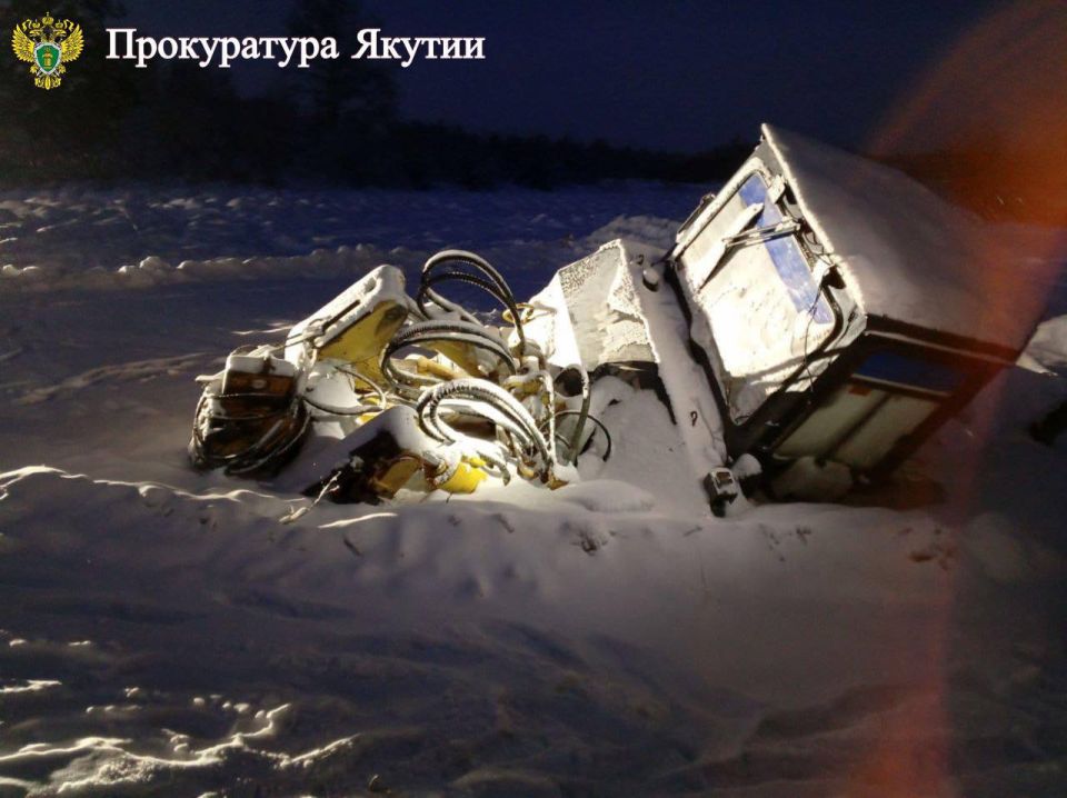 Ущерб от провала техники под лед взыскали в Якутии