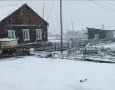 Зима вернулась! В селе Оннес выпал снег