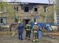 В Якутске при пожаре в двухэтажном деревянном доме погиб человек