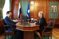 Айсен Николаев: Провёл рабочую встречу с врио руководителя Территориального управления Росимущества в Республике Саха (Якутия) Любовью Фрунзе