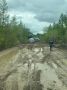 Дорожники устраняют последствия проливных дождей на автодороге "Амга"