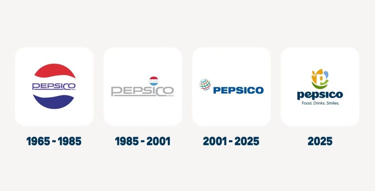 PepsiCo обновила имидж: новый логотип и слоган, отражающие разнообразие брендов
