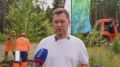 В парке культуры и отдыха Якутска прошла тестовая посадка крупномерных деревьев