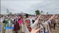 В местности "Уун Хонуу" села Кобяй 5 июля состоялась торжественная церемония закрытия XIX республиканского национального праздника "Ысыах Олонхо - 2026"