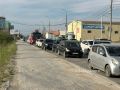 На улице Чернышевского километровая пробка из центра в сторону Покровского тракта