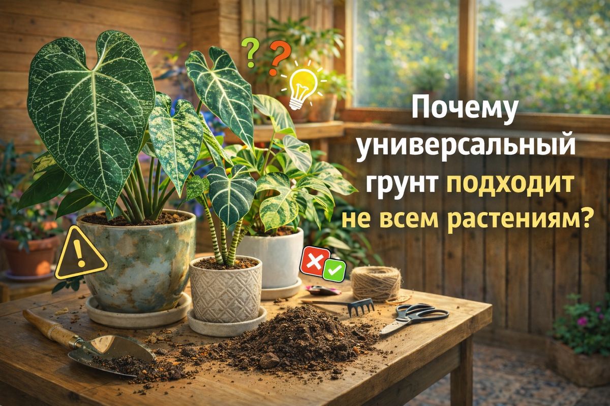 Почему универсальный грунт не является универсальным решением для всех растений