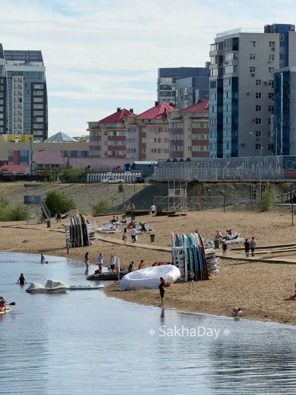 Пляж сегодня. #дляsakhaday Пляж сегодня. #дляsakhaday