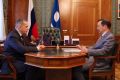 Полпред ДФО Юрий Трутнев в Якутске провел рабочую встречу с Главой Республики Саха (Якутия) Айсеном Николаевым