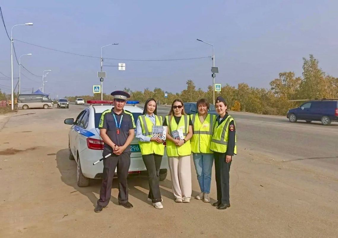 В Якутии прошла совместная акция дорожников и Госавтоинспекции В Якутии прошла совместная акция дорожников и Госавтоинспекции