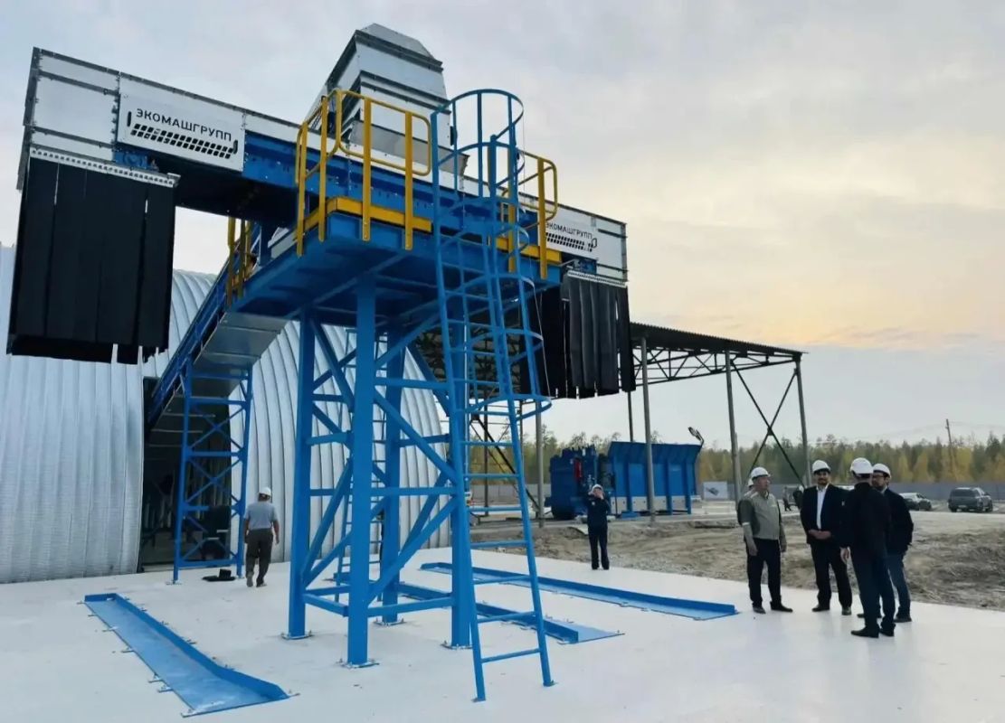 Стройготовность комплекса по обработке ТКО в Якутске достигла 90%