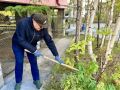 Сотрудники следственного управления приняли участие в общегородском субботнике в преддверии Дня города